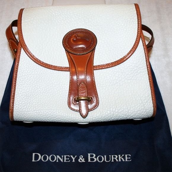 Dooney & Bourke Handbags - Dooney & Bourke Vintage Medium White Essex Bag
